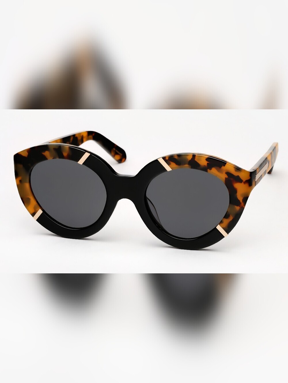 Karen Walker Flowerpatch Tortoise Shell Cat Eye Sunglasses